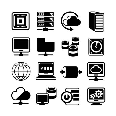 Web simgeler kümesi. vektör çizim          