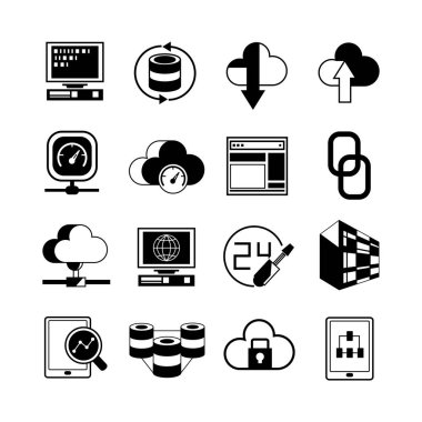 Web simgeler kümesi. vektör çizim          