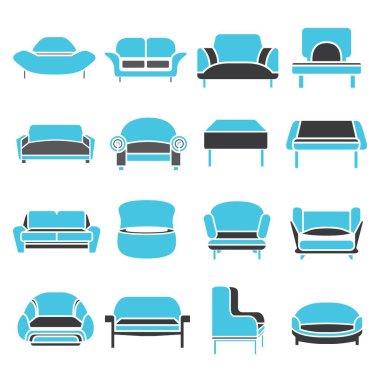 Web simgeler kümesi. vektör çizim          