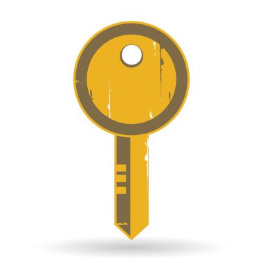 iş kavramı, anahtar vektör illüstrasyon