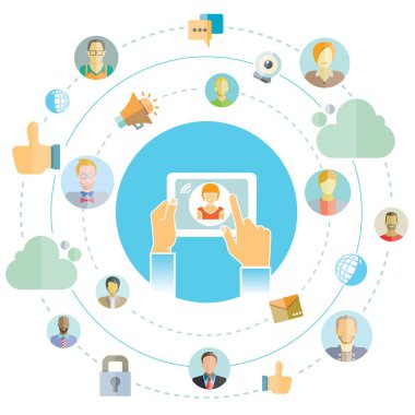 Web simgeler kümesi. vektör çizim          