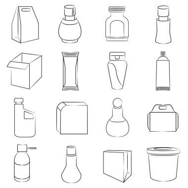 Web simgeler kümesi. vektör çizim          