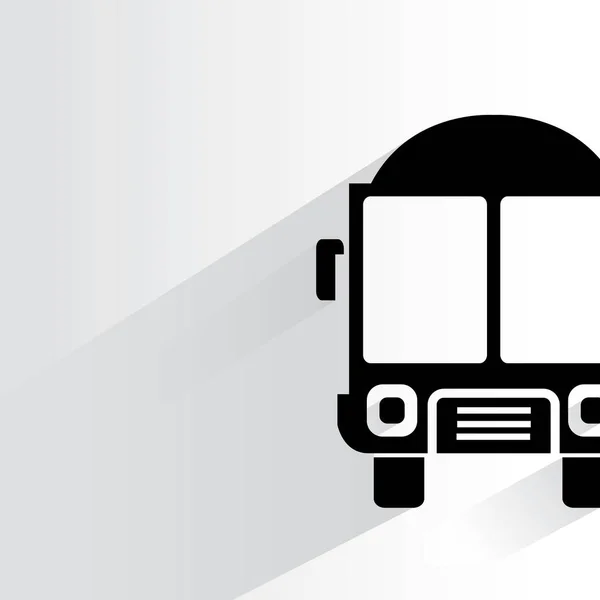 Web Symbol Vektorillustration Des Busses — Stockvektor