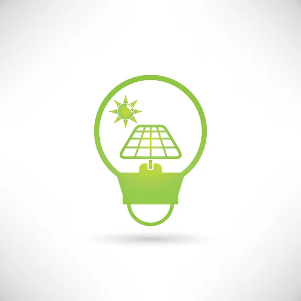 Web Icon Vector Illustration Light Bulb — Stock Vector