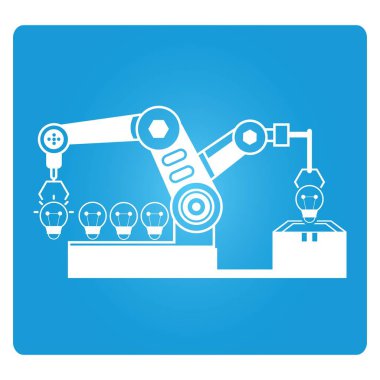 Web simgesi. Endüstrinin vektör illüstrasyonu