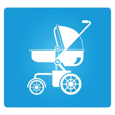 vektör çizim bebek arabası