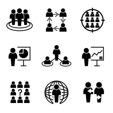 Ağ kavramı vektör çizim