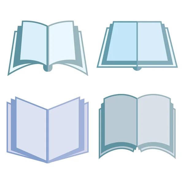 Vektorillustration Von Büchern — Stockvektor