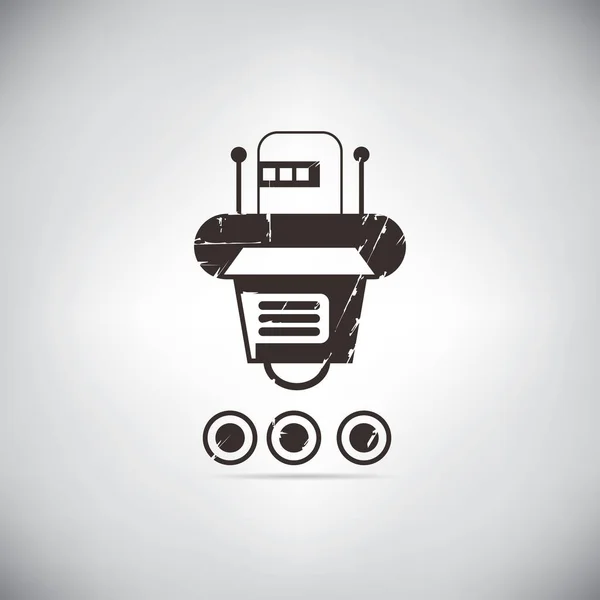 Illustrazione Vettoriale Del Robot — Vettoriale Stock