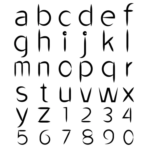 Векторні Ілюстрації Алфавіту — стоковий вектор