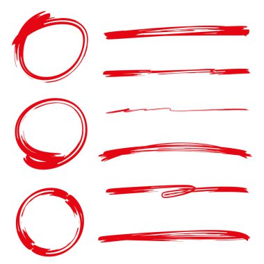 şekiller kümesinin vektör illüstrasyonu