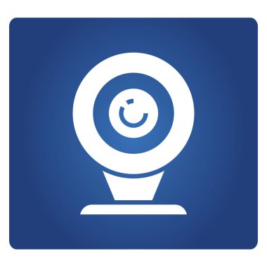 CCTV uyarı işareti vektör illüstrasyon