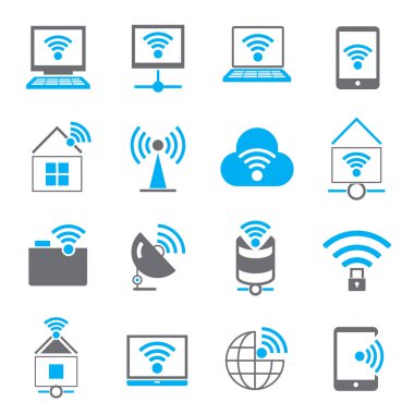 Web simgeler kümesi. vektör çizim      