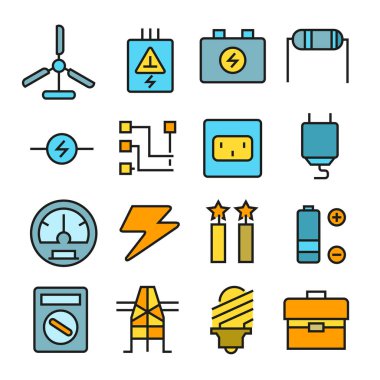 Web simgeler kümesi. vektör çizim 