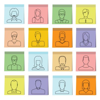 Web simgeler kümesi. vektör çizim 