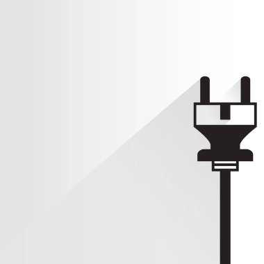 şarj simgesinin vektör illüstrasyonu 