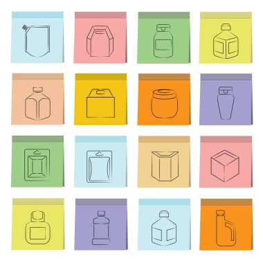 Web simgeler kümesi. vektör çizim 