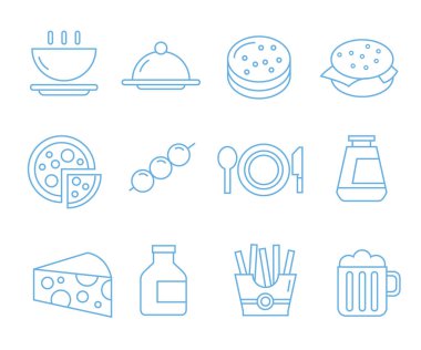 Web simgeler kümesi. vektör çizim      