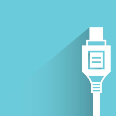 şarj simgesinin vektör illüstrasyonu 