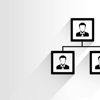 Ağ kavramı vektör çizim