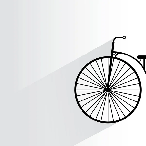 Web Symbol Vektor Illustration Des Retro Fahrrads — Stockvektor