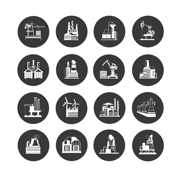 Web Icons Set Vector Illustration — Stock Vector