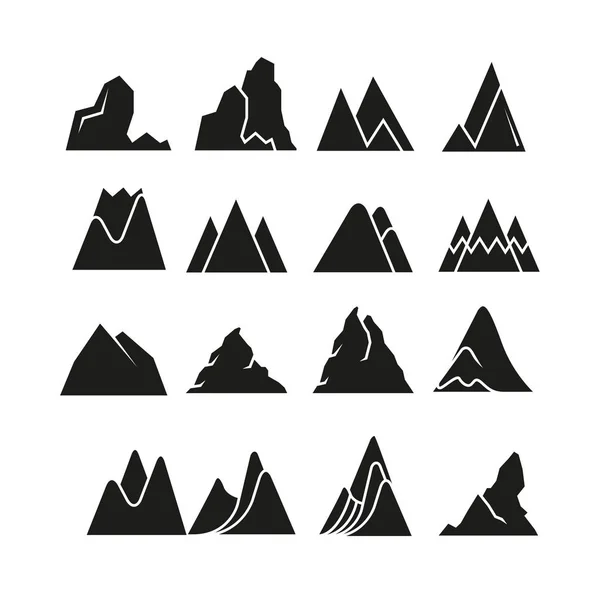 Ilustración Vectorial Montañas Viajes — Vector de stock