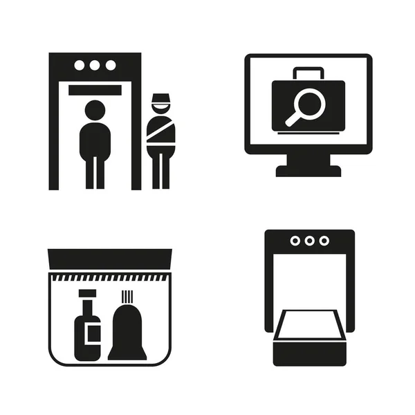 Web Icons Gesetzt Vektorillustration — Stockvektor