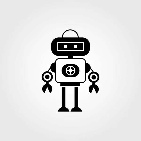 Illustrazione Vettoriale Dell Icona Del Robot — Vettoriale Stock