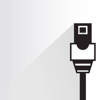 şarj simgesinin vektör illüstrasyonu 