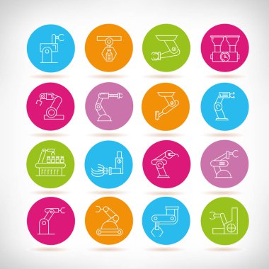 Web simgeler kümesi. vektör çizim 