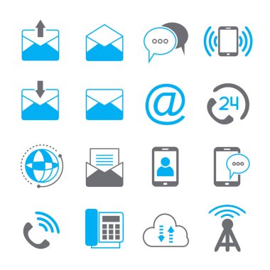 Web simgeler kümesi. vektör çizim    