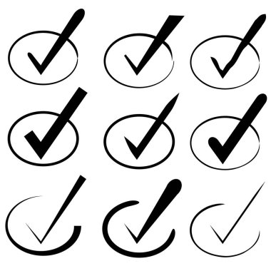 el çizilmiş marker elemanları, sadece vektör illüstrasyon