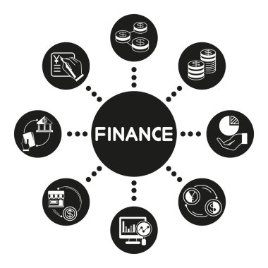 iş kavramı, finans vektör illüstrasyon 