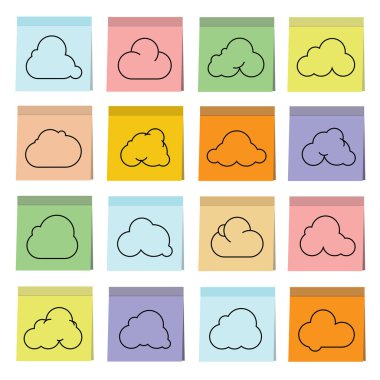 Web simgeler kümesi. vektör çizim 