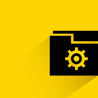 Web simgesi. Ayar simgesinin vektör çizimi 