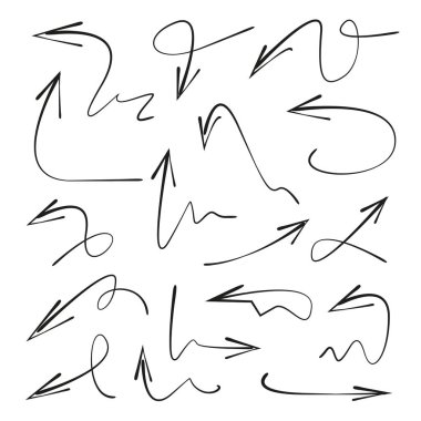 oklar vektör çizim