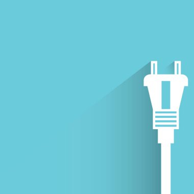 şarj simgesinin vektör illüstrasyonu 