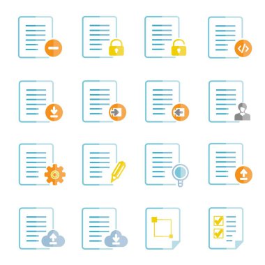 Web simgeler kümesi. vektör çizim      