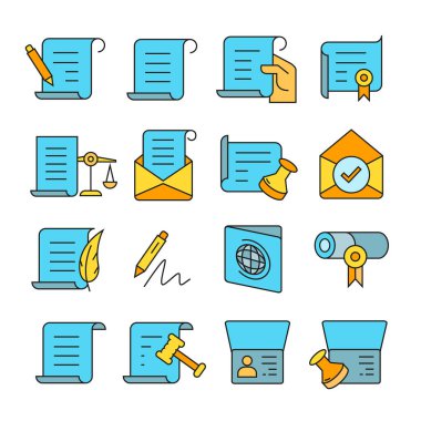 Web simgeler kümesi. vektör çizim 