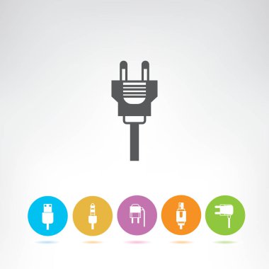 Dolgu simgesinin vektör illüstrasyonu 