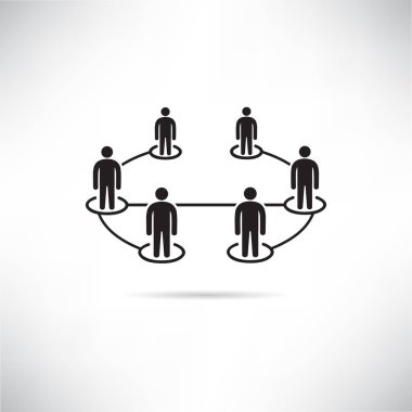 bağlantı kavramı vektör Illustration