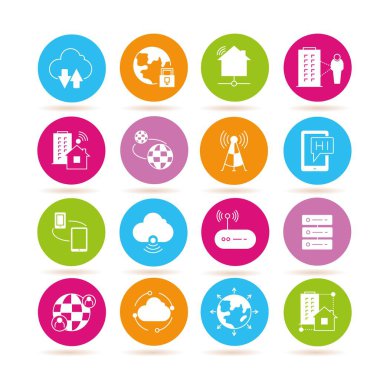 Web simgeler kümesi. vektör çizim 