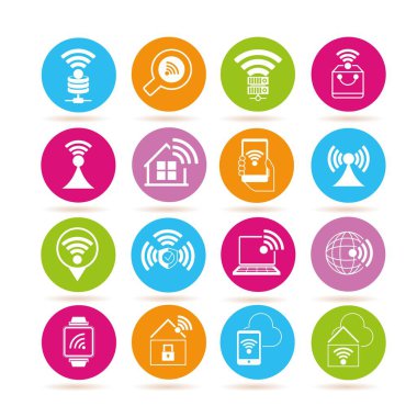 Web simgeler kümesi. vektör çizim 