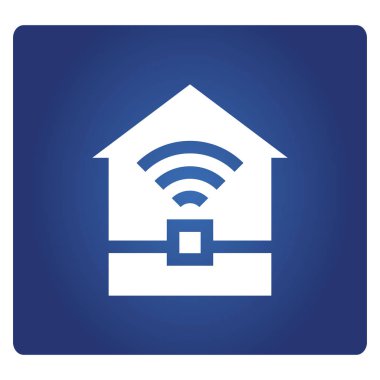 Web simgesi. Wi-fi vektör illüstrasyon