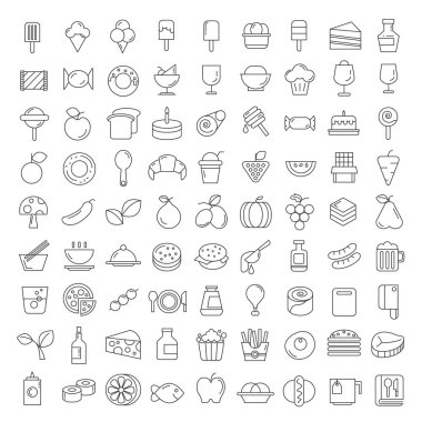 Web simgeler kümesi. vektör çizim 