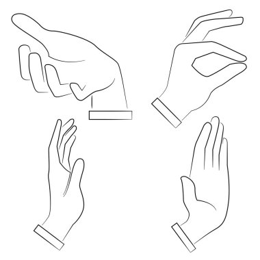 El Icons set, karikatür tarzı