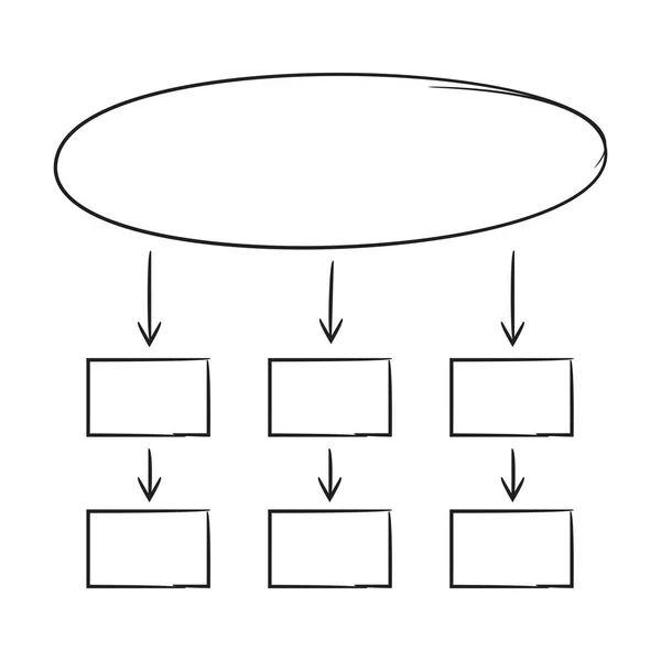 Ilustração Vetorial Diagrama Modelo —  Vetores de Stock