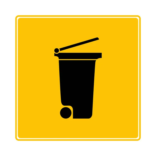 Web Icon Vector Illustration Bin — Stock Vector