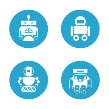 Modern robotlar vektör Illustration